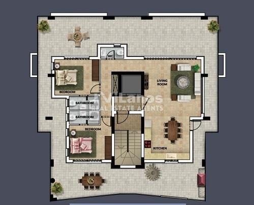 (Προς Πώληση) Κατοικία Διαμέρισμα || Λεμεσός/Πολεμίδια Κάτω - 102 τ.μ, 2 Υ/Δ, 500.000€ 