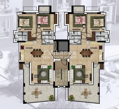 (Продажа) Жилая Апартаменты || Лимассол/Полемидья Като - 83 кв.м, 2 Спальня/и, 250.000€ 