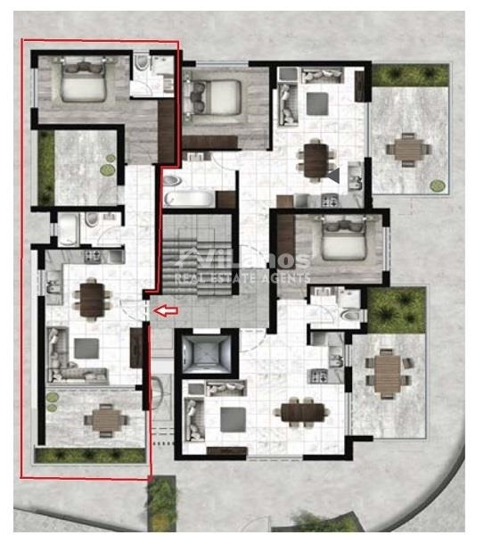 (Προς Πώληση) Κατοικία Διαμέρισμα || Λεμεσός/Λεμεσός - 68 τ.μ, 2 Υ/Δ, 205.000€ 