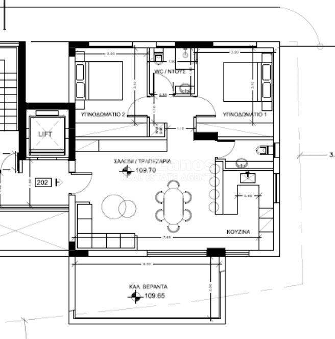 (Προς Πώληση) Κατοικία Διαμέρισμα || Λεμεσός/Μέσα Γειτονιά - 78 τ.μ, 2 Υ/Δ, 295.000€ 