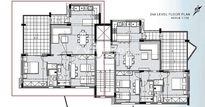 (用于出售) 住宅 公寓套房 || Limassol/Mesa Geitonia - 113 平方米, 2 卧室, 280.000€ 