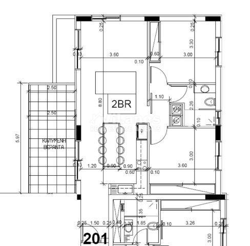 (Προς Πώληση) Κατοικία Διαμέρισμα || Λεμεσός/Λεμεσός - 97 τ.μ, 2 Υ/Δ, 237.000€ 