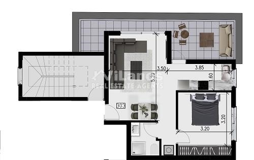 (For Sale) Residential Apartment || Limassol/Limassol - 50 Sq.m, 1 Bedrooms, 180.000€ 