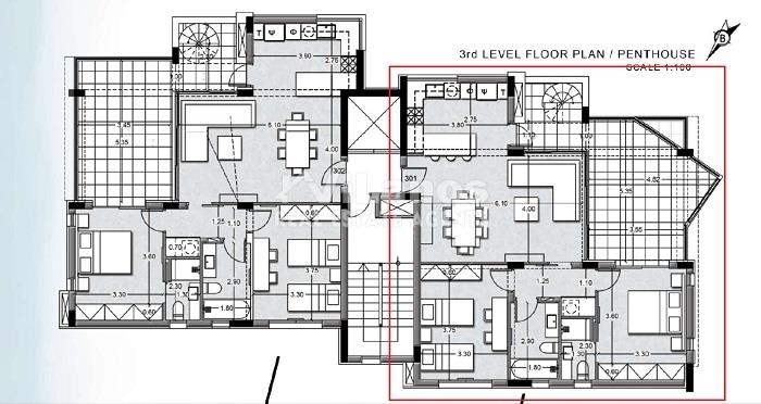 (Προς Πώληση) Κατοικία Διαμέρισμα || Λεμεσός/Μέσα Γειτονιά - 117 τ.μ, 2 Υ/Δ, 390.000€ 