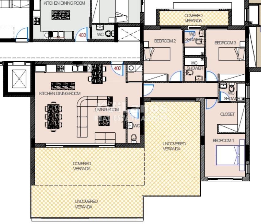(Продажа) Жилая Апартаменты || Лимассол/Агиос Атанасиос - 134 кв.м, 3 Спальня/и, 690.000€ 